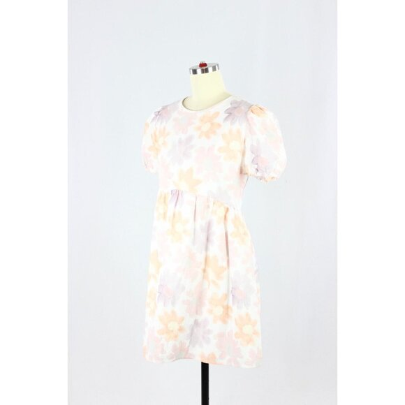 NWOT Aritzia SUNDAY BEST Saida Floral Linen Cotton Mini Babydoll Dress, Size M - Picture 4 of 16